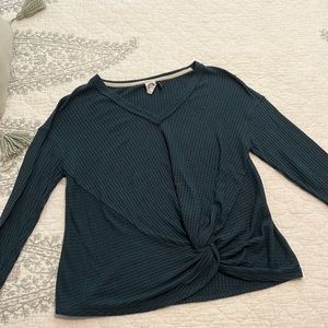 Teal Anthropologie Sweater